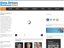 Tablet Screenshot of datadrivenbusiness.com
